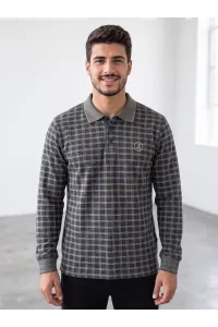 Pull Homme Col Chemise à Carreaux | Style Casual Chic Tunisie