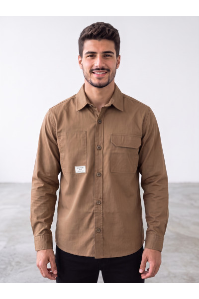 Surchemise Homme Style Utilitaire | Poches Plaquées & Tendance Tunisie