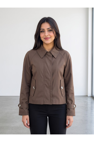Veste Imperméable Courte Femme Style Trench | Chic & Déperlante Tunisie