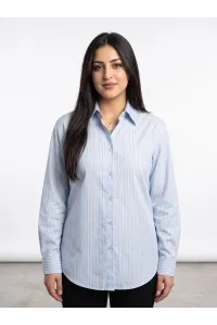 Chemise Femme Classique à Rayures Verticales | Style Chic Tunisie