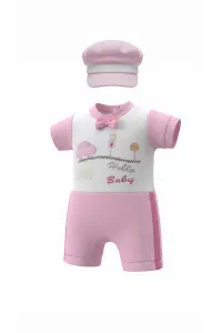 Grenouillère Bébé Fillette 2 Pièces avec Chapeau | Confort & Style Tunisie