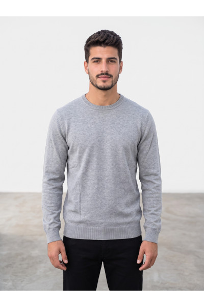 Pull Maille Fine Col Rond Homme | Mode Homme Tunisie