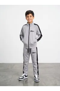Survêtement Zippé Garçon avec Bandes Latérales | Mode Enfant Tunisie