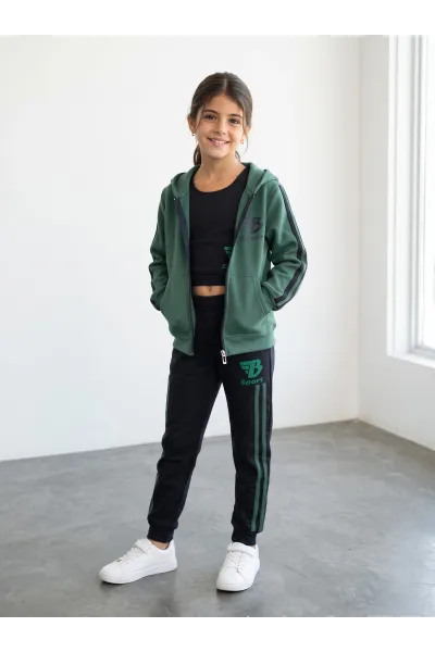 Survêtement 3 Pièces Fillette avec Capuche | Mode Enfant Tunisie