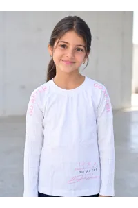Pull Sweat Manches Longues Fille "Go After Your Dreams" | Tunisie