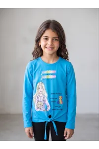Pull T-Shirt Manches Longues Fille à Nouer Devant | Tunisie