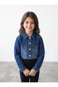 Veste en Jean Courte Fillette | Mode Enfant Tunisie