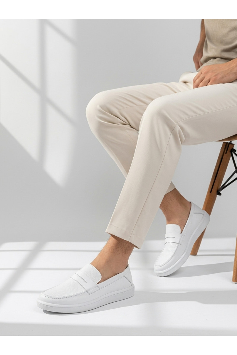 Mocassins Homme Suédés à Motif Géométrique | Tunisie