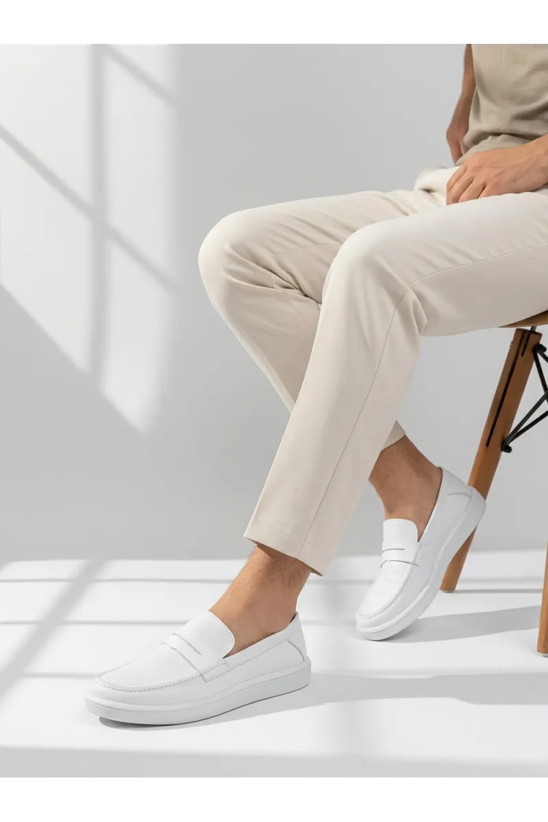 Mocassins Homme Suédés à Motif Géométrique | Tunisie