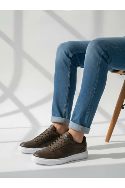 Chaussure homme Perforées avec Logo| Tunisie