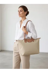 Sac à Main Cabas Femmes Style Pliable & Anses Cuir | Tunisie