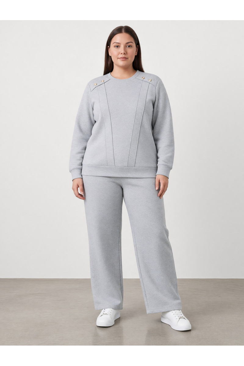 Jogging Femme avec Boutons Épaules & Pinces | Tunisie