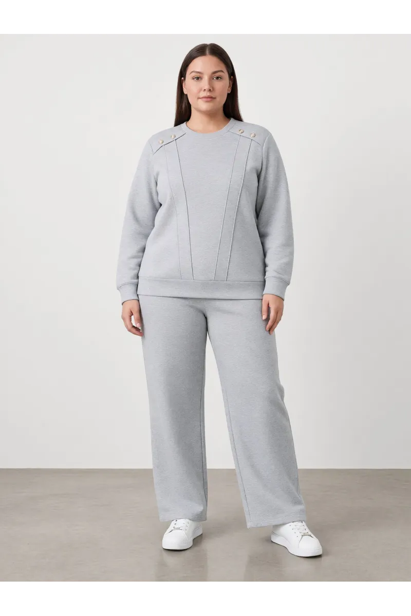Jogging Femme avec Boutons Épaules & Pinces | Tunisie