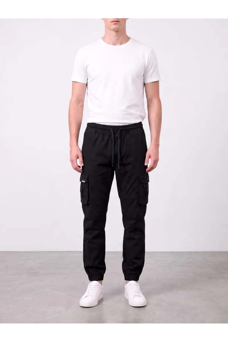 Pantalon Cargo Jogger Homme avec Poches Plaquées | Tunisie