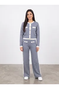 Set 2 Pièces en Maille Femme Cardigan & Pantalon Large | Tunisie