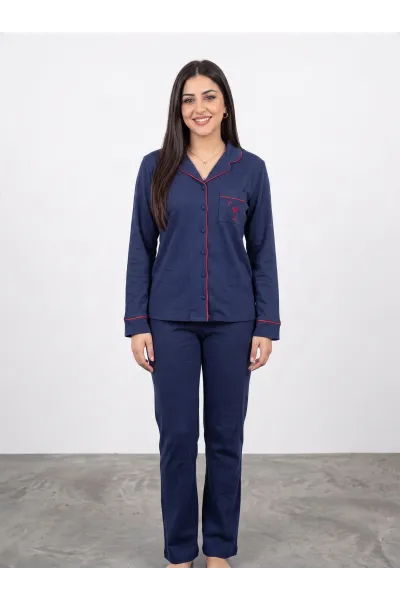 Pyjama Femme Boutonné & Élégant | Vêtements d'Intérieur Tunisie