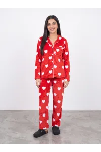 Pyjama Chaud Polaire Boutonné Femme | Homewear Tunisie