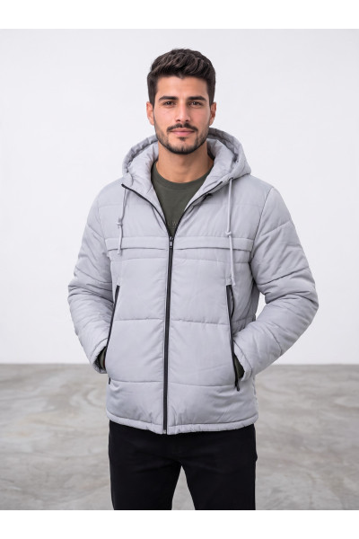 Doudoune Matelassée à Capuche Homme | Veste Hiver Tunisie