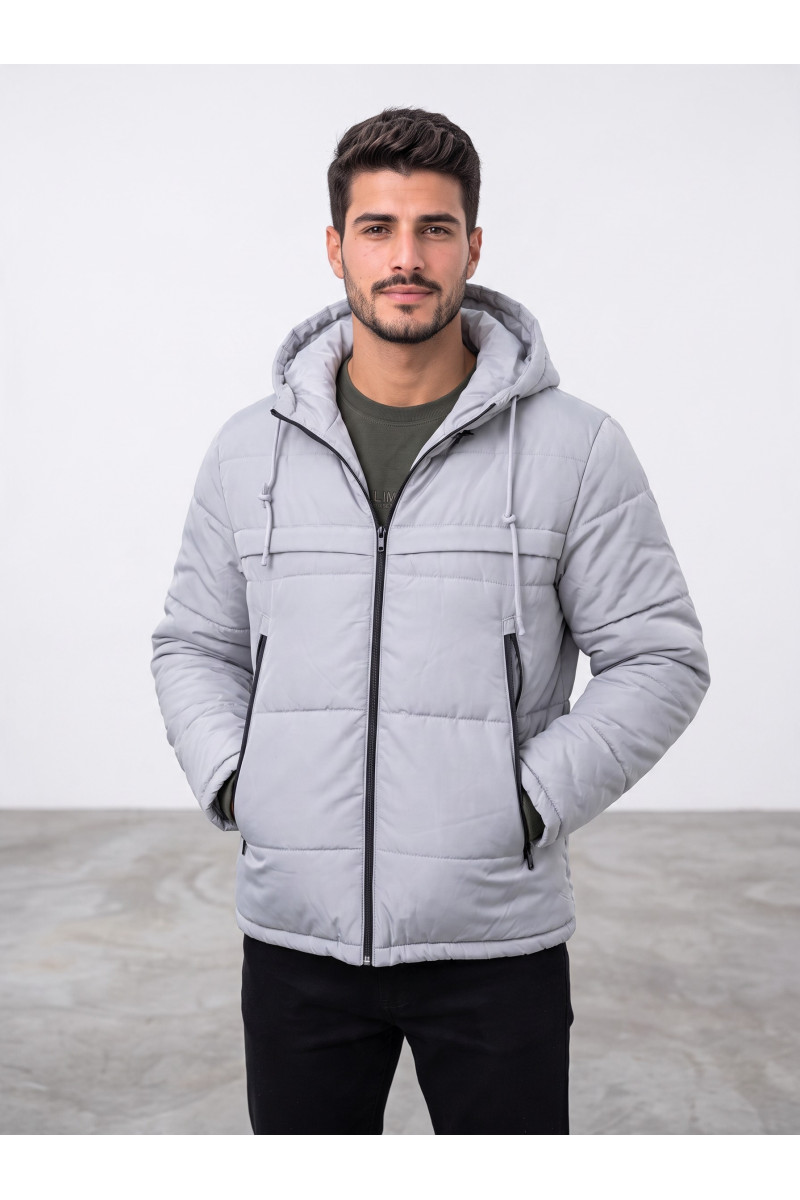 Doudoune Matelassée à Capuche Homme | Veste Hiver Tunisie