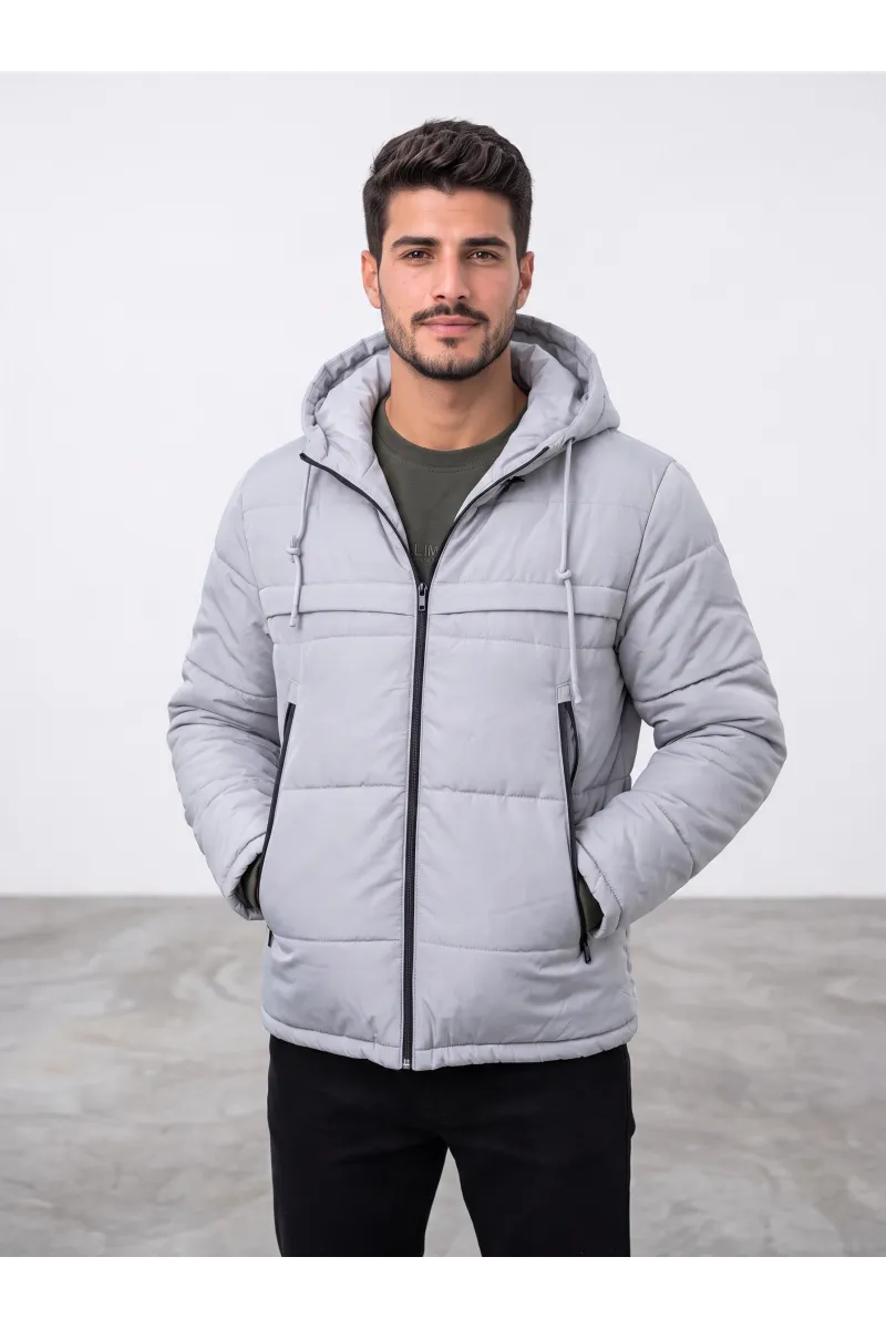 Doudoune Matelassée à Capuche Homme | Veste Hiver Tunisie