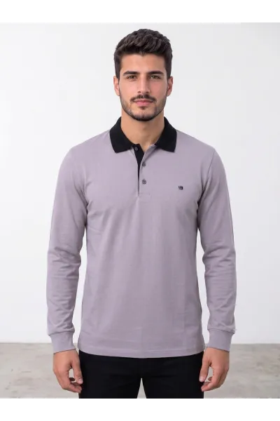 Polo Manches Longues Homme en Coton | Style Chic Casual Tunisie