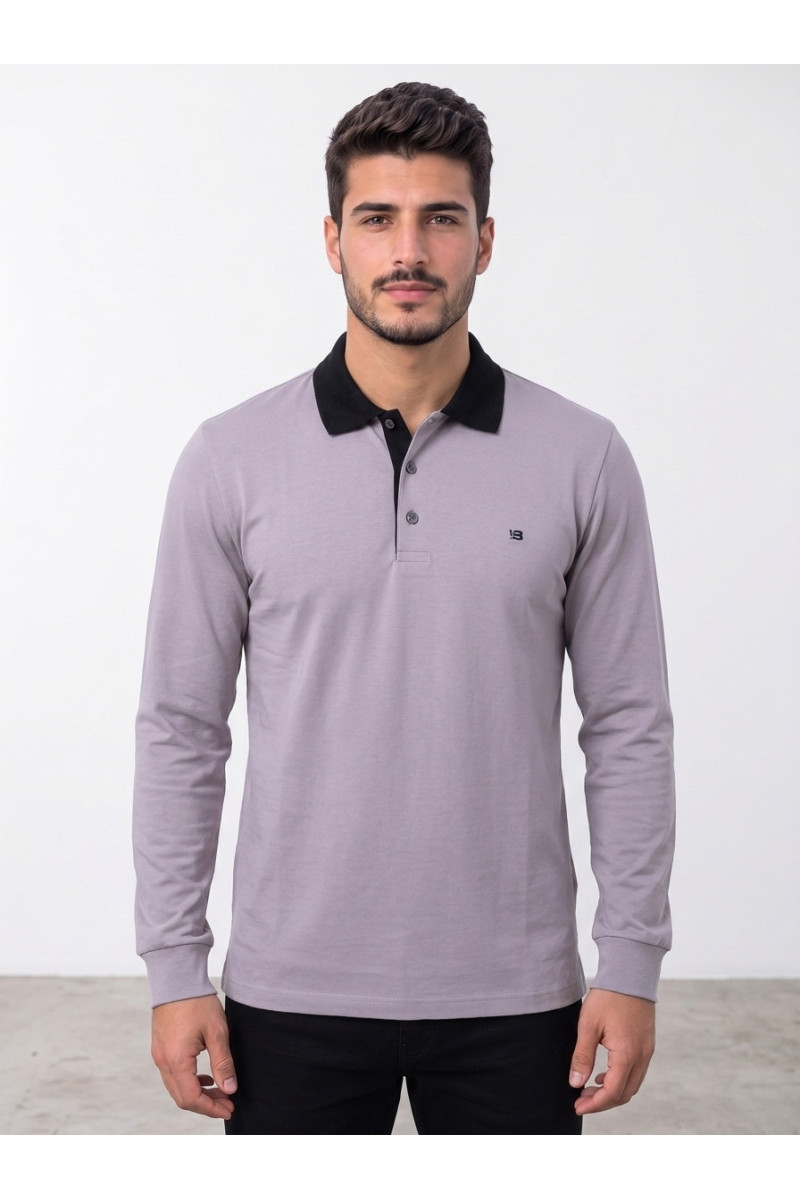 Polo Manches Longues Homme en Coton | Style Chic Casual Tunisie