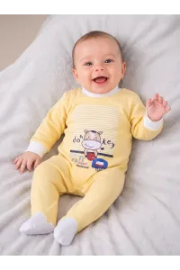 Grenouillère Bébé à Pieds Intégrés & Motif Imprimé | Pyjama Bébé Tunisie