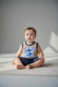 Ensemble bébé garçon sans manches Stitch + short | Tunisie