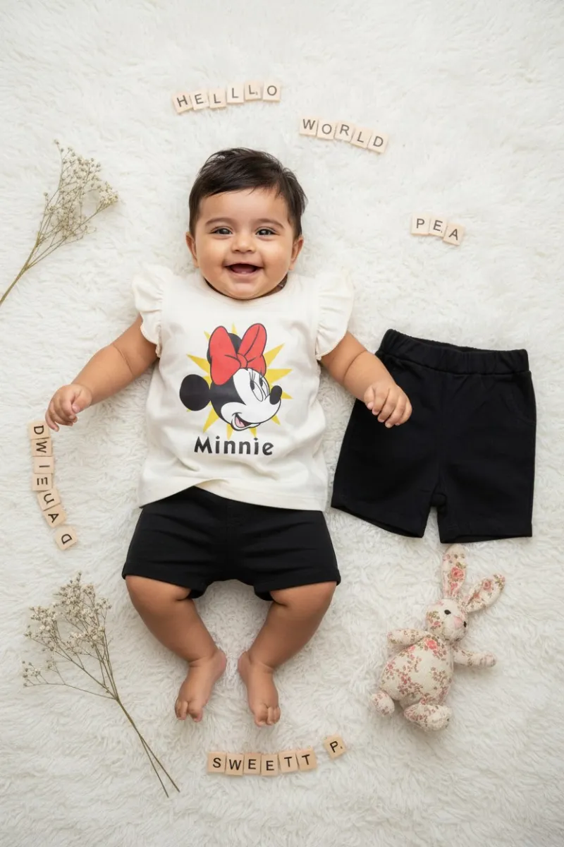 Ensemble Bébé Fillette Minnie | Mode Bébé Tunisie