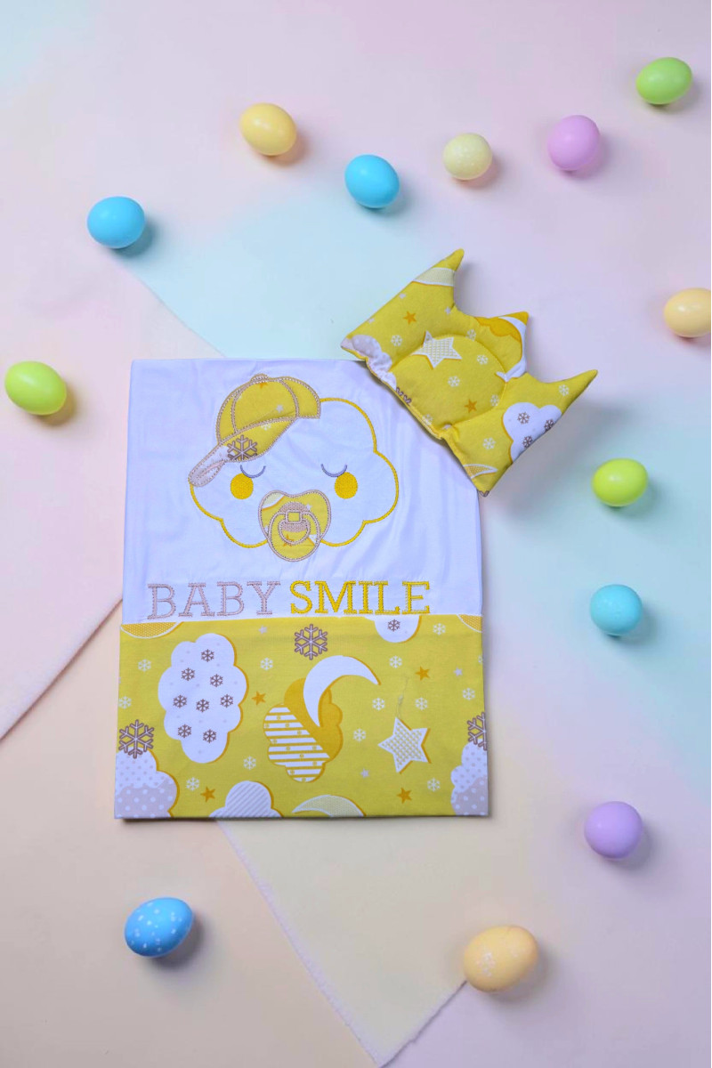 Édredon lit bébé avec coussin Baby Smile | Tunisie