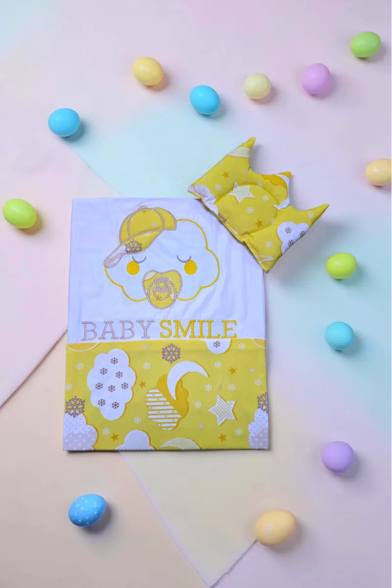 Édredon lit bébé avec coussin Baby Smile | Tunisie