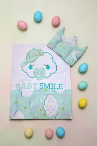 Édredon lit bébé avec coussin Baby Smile | Tunisie