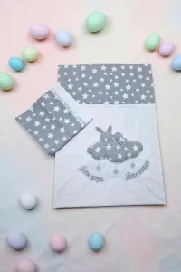 Drap de lit bébé lapin nuage avec taie coussin | Tunisie
