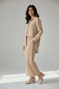 Ensemble femme chemise longue et pantalon large | Tunisie