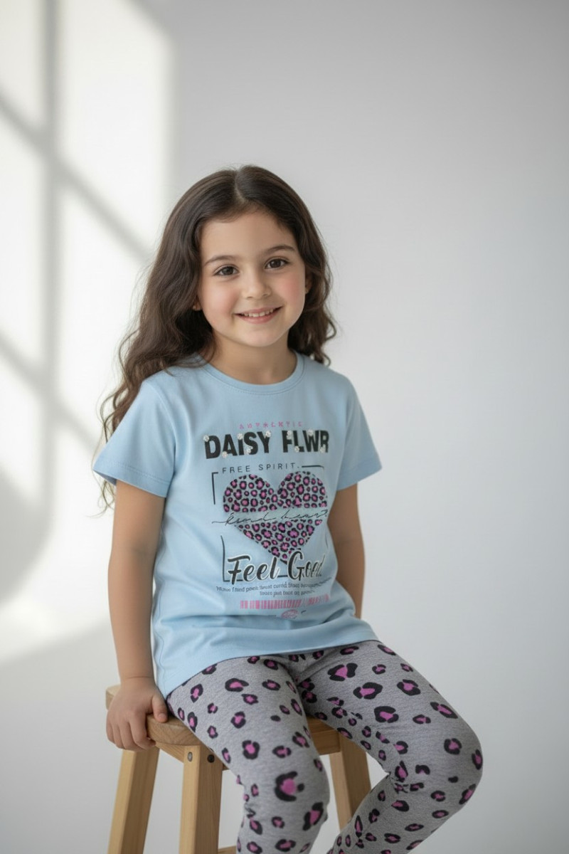 Ensemble fillette “Daisy Flwr” 2 pièces | Vêtements enfant Tunisie