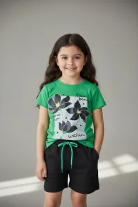 Ensemble fillette fleurs “True Beauty Comes From Within” | Mode enfant Tunisie