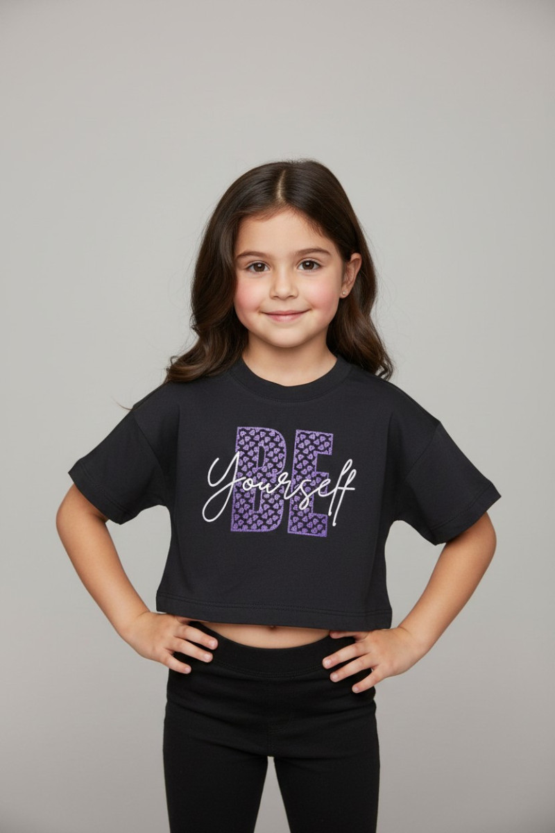 T-shirt Fillette Be Yourself | Vêtements Enfant Tunisie