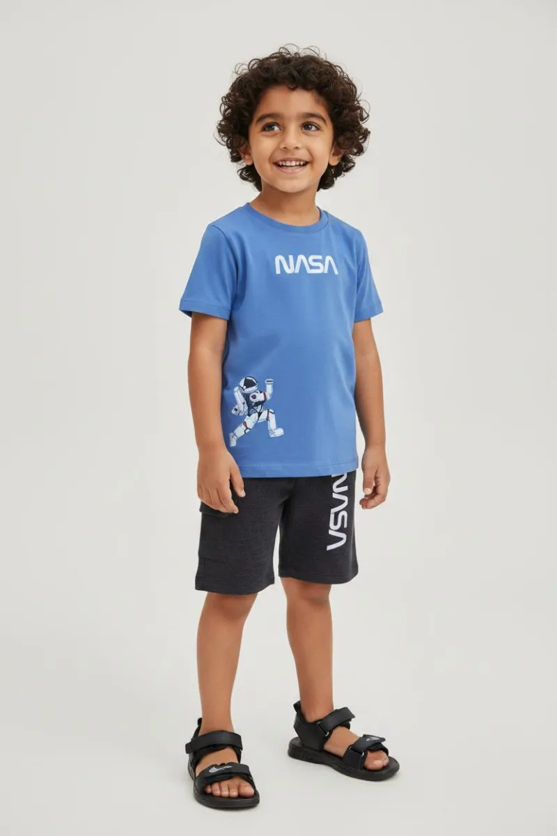 Ensemble Garçon NASA Astronaute T-shirt & Short | Vêtements Enfant Tunisie