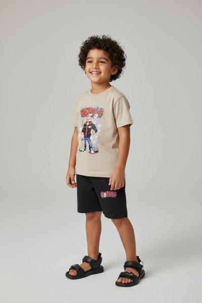 Ensemble Garçon Popeye T-shirt & Short | Vêtements Enfant Tunisie